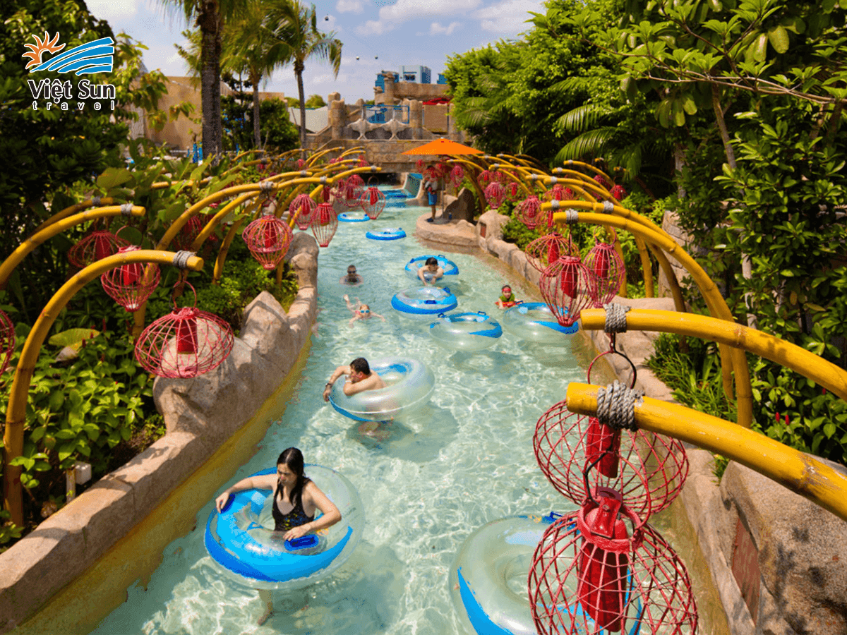 Adventure Cove Waterpark - Công viên giải trí đa dạng trò chơi mạo hiểm và hoạt động thư giãn