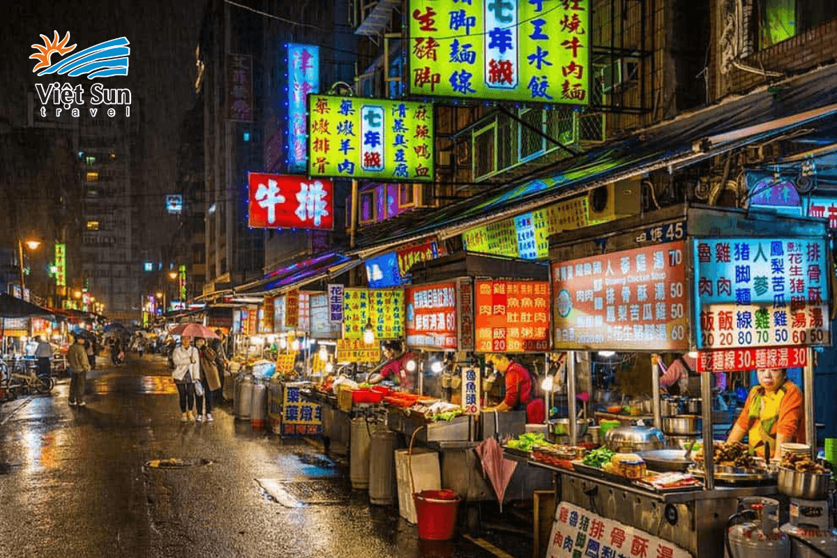 Ẩm thực chợ đêm Đài Loan – Từ trà sữa đến món ăn đường phố.
