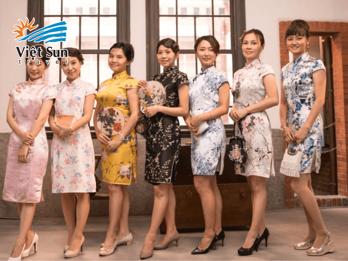 Áo sườn xám (Qipao) - trang phục truyền thống của người Đài Loan