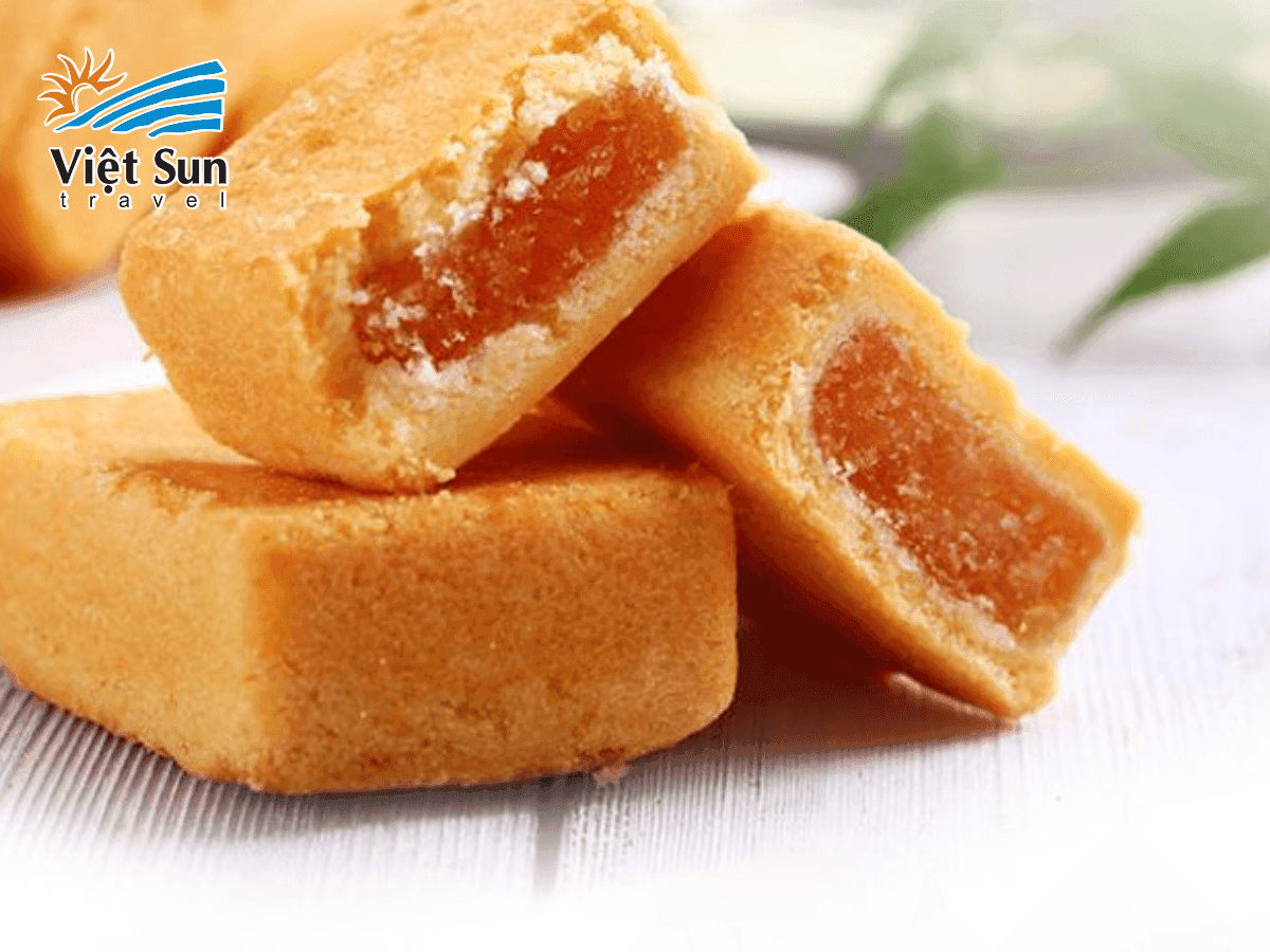 Bánh dứa truyền thống với tạo hình mộc mạc giản dị