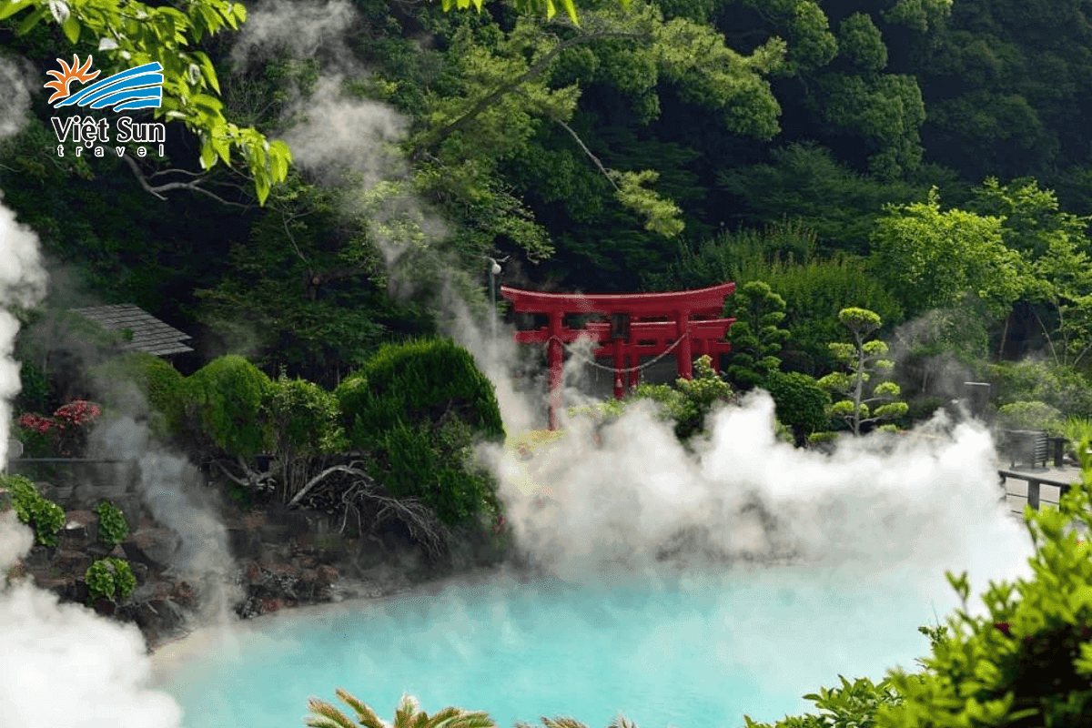 Beppu Onsen – thủ phủ suối nước nóng của Nhật Bản.
