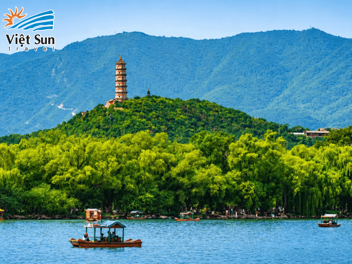 Cảnh quan hồ Côn Minh tại Di Hòa Viên