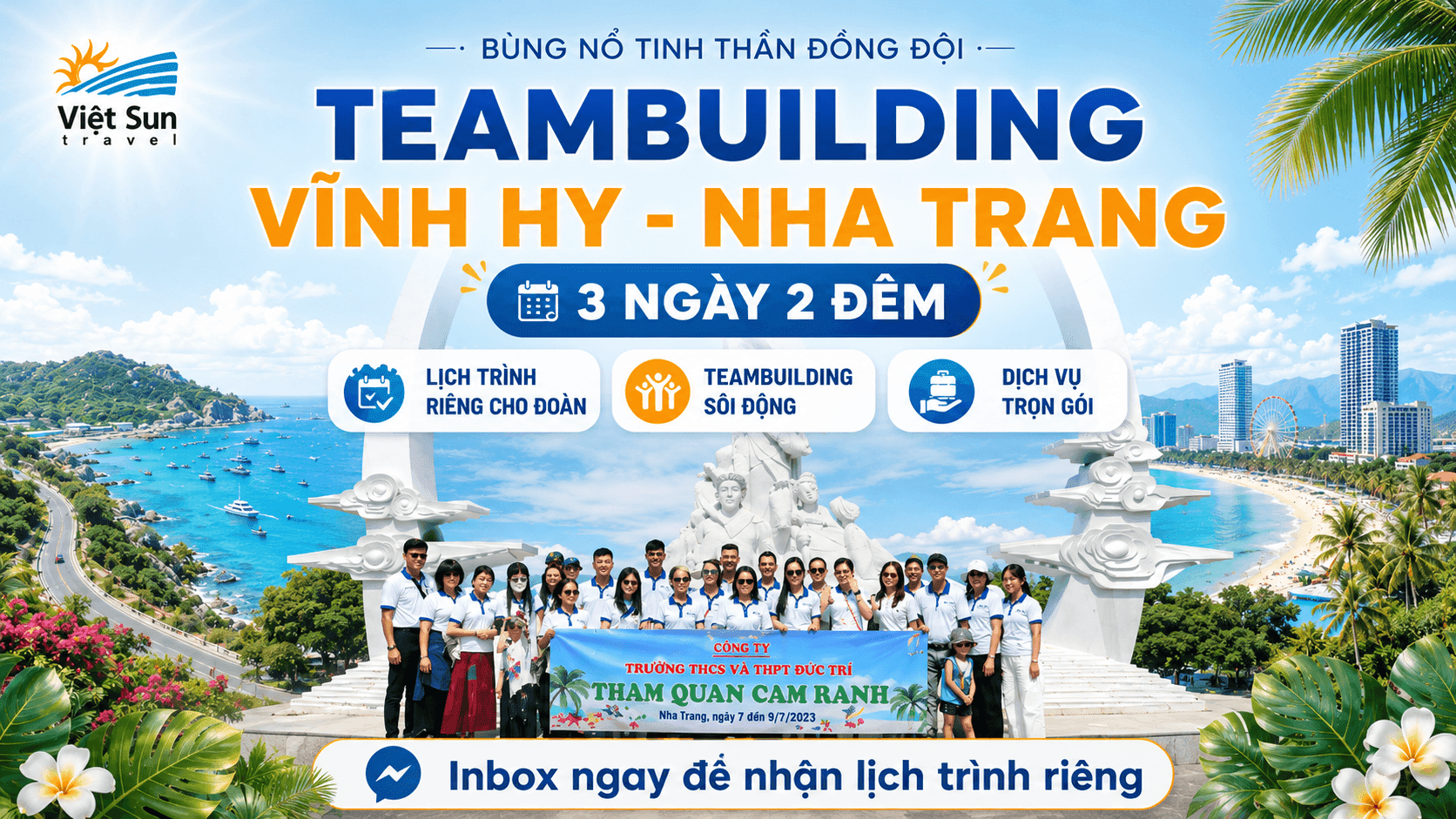 Teambuilding Vĩnh Hy - Nha Trang 3 ngày 2 đêm