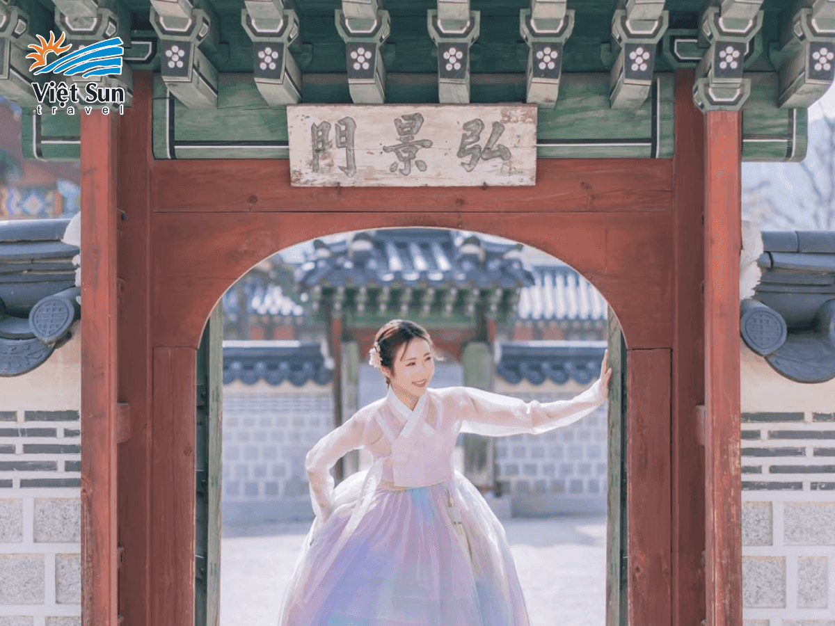 Check in địa điểm tại Hàn Quốc - cung điện Gyeongbokgung