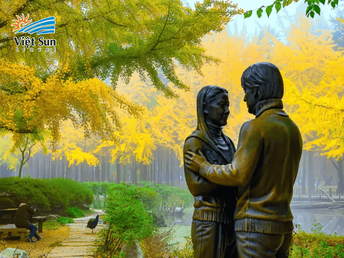 Check-in tại phim trường “Bản tình ca mùa đông” ở đảo Nami