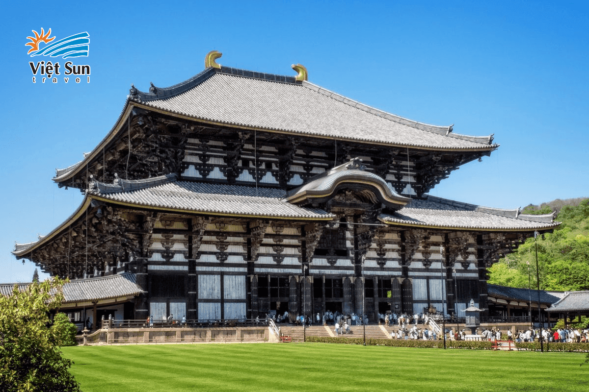 Chùa Todai-ji – Ngôi chùa với tượng Đại Phật hùng vĩ ở công viên Nara.