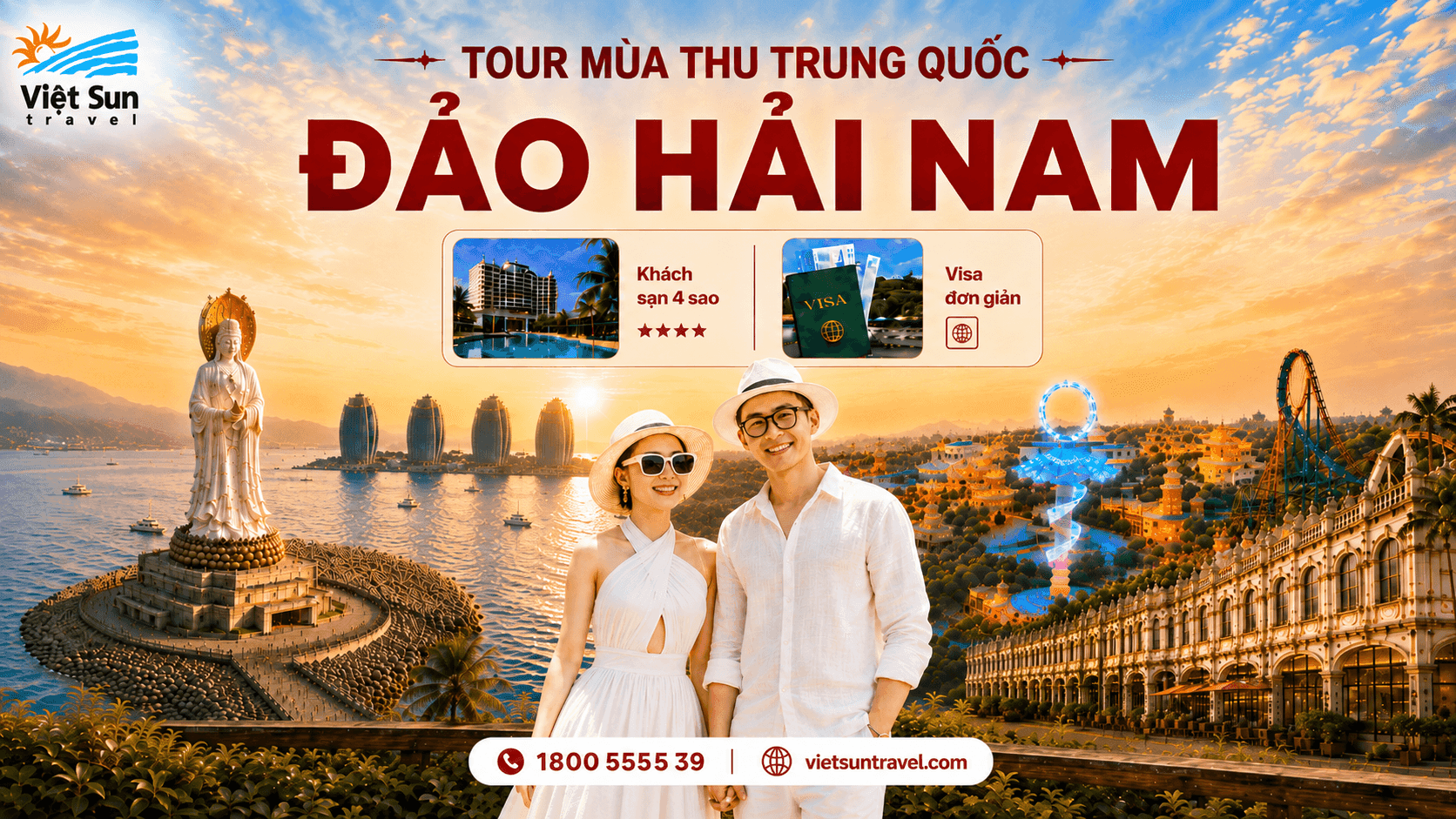 DU LỊCH TRUNG QUỐC THÁNG 9: ĐẢO HẢI NAM 6N5Đ