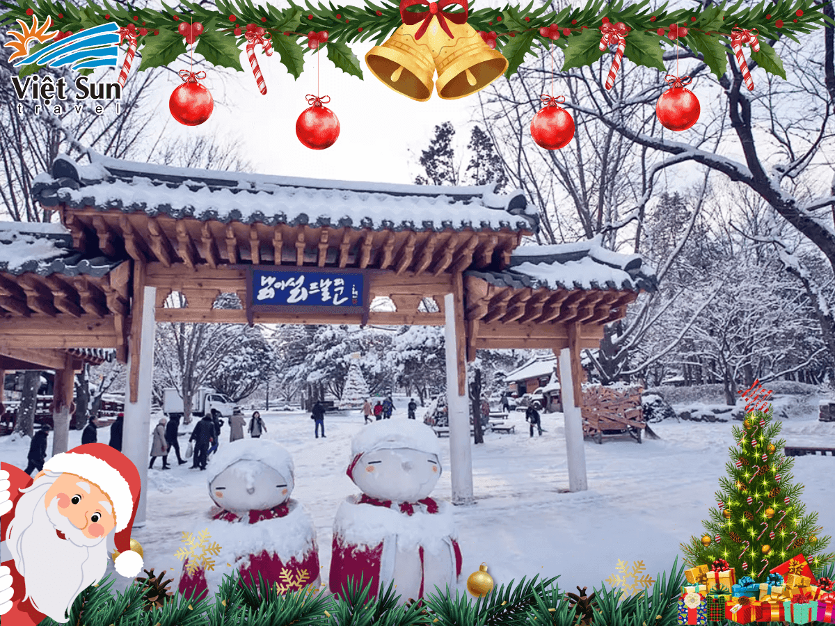 Đảo Nami mùa đông Viet Sun Travel