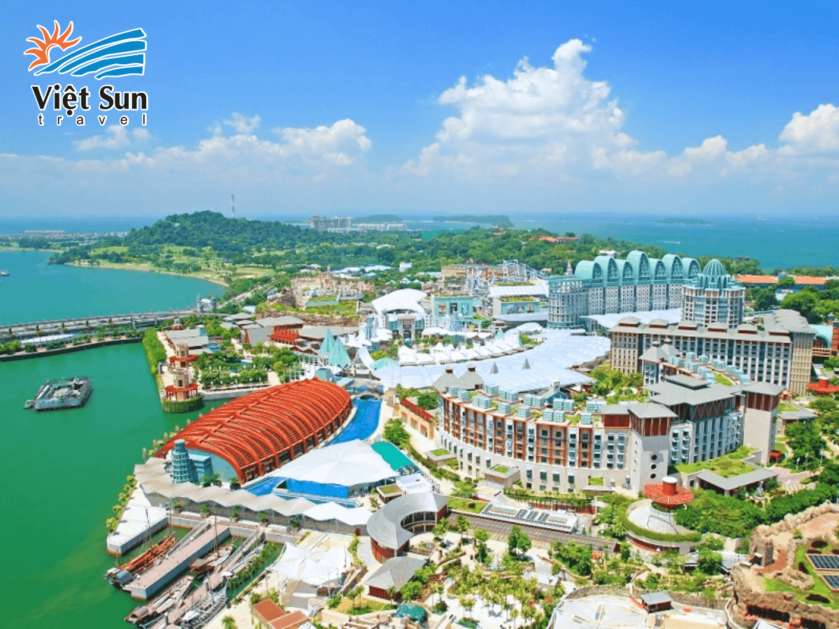 Đảo Sentosa, trung tâm giải trí và nghỉ dưỡng nổi bật với công viên Universal Studios Singapore