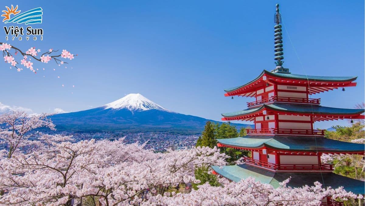 Đền Kiyomizu - Đền Thanh Thủy vào xuân