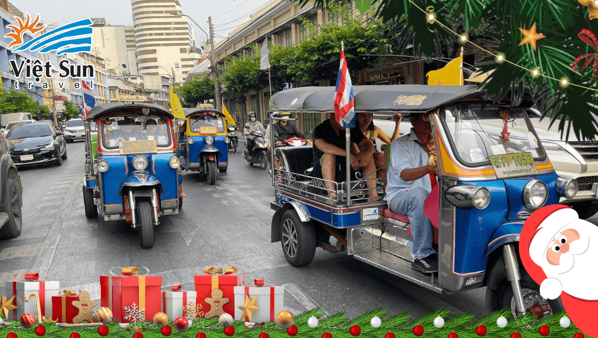 Đi tuk tuk Thái Lan