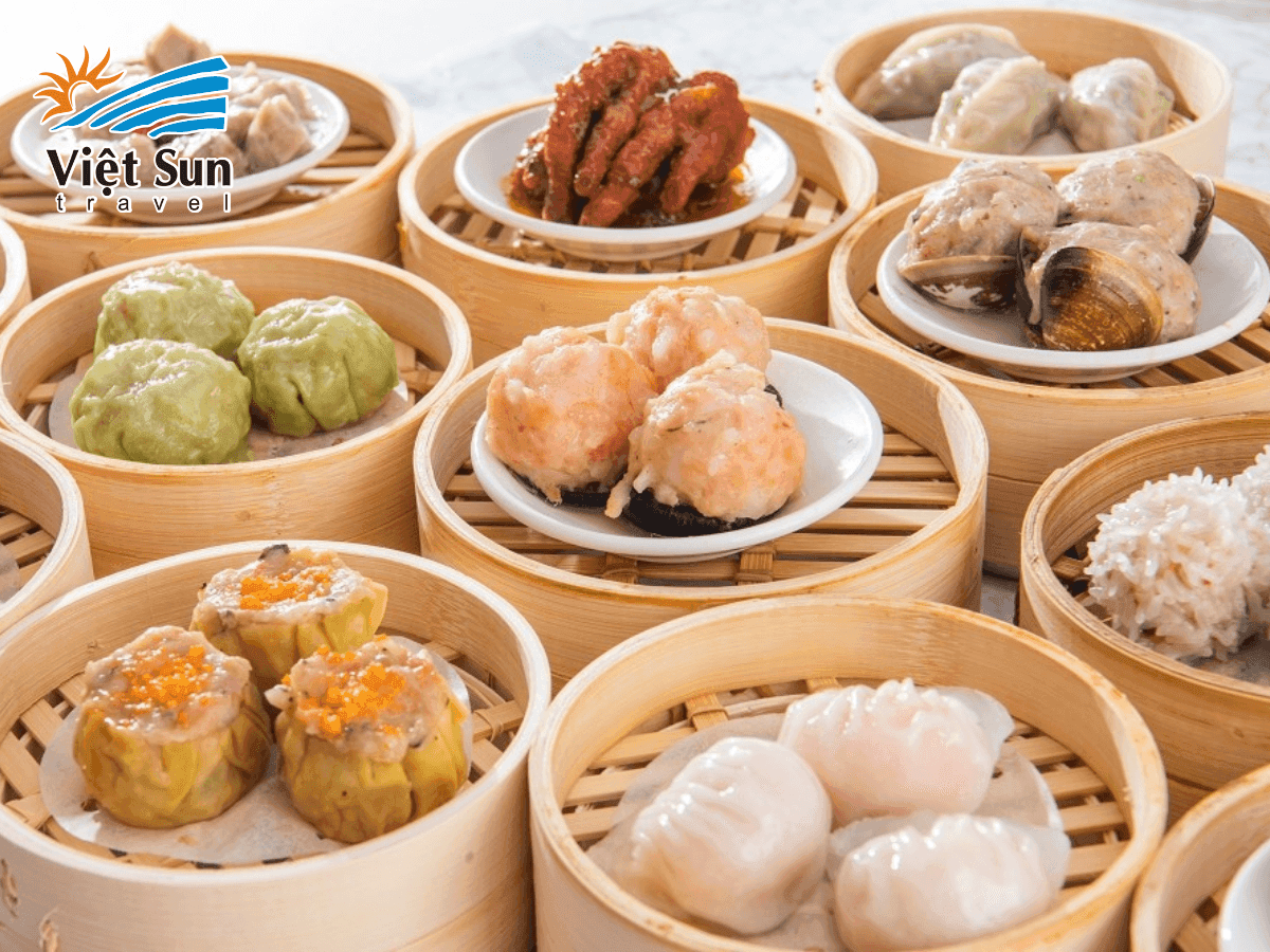 Dim sum hấp trong xửng tre – tinh hoa ẩm thực Hồng Kông không thể bỏ lỡ