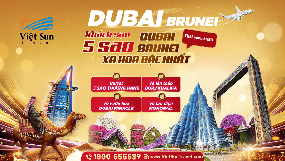 Du lịch Dubai 6N5Đ