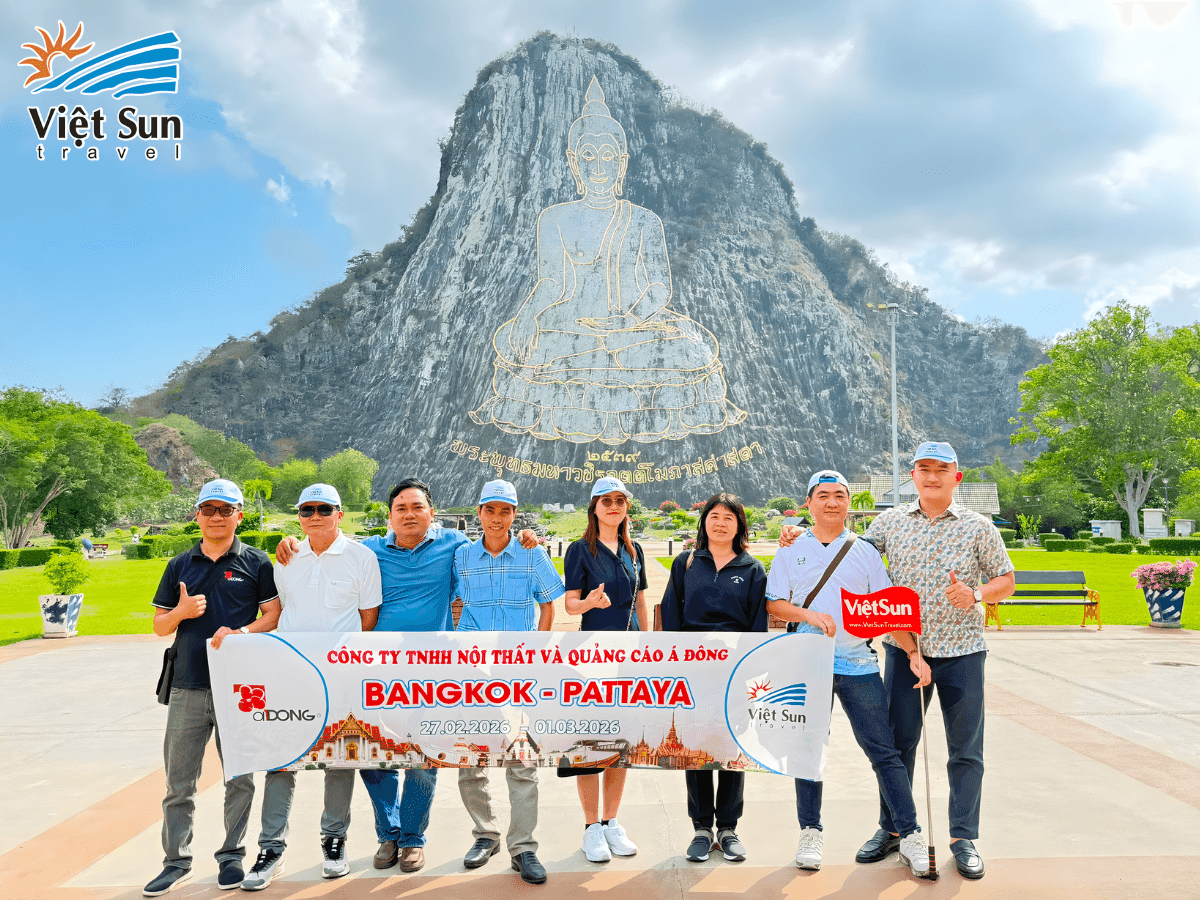 HÀNH TRÌNH DU XUÂN TẠI BANGKOK – PATTAYA CÙNG CÔNG TY TNHH NỘI THẤT VÀ QUẢNG CÁO Á ĐÔNG - Viet Sun Travel