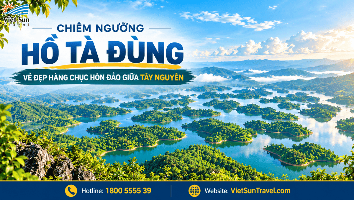 HỒ TÀ ĐÙNG LÂM ĐỒNG CÓ GÌ ĐÁNG KHÁM PHÁ_ CHIÊM NGƯỠNG VẺ ĐẸP HÀNG CHỤC HÒN ĐẢO GIỮA TÂY NGUYÊN