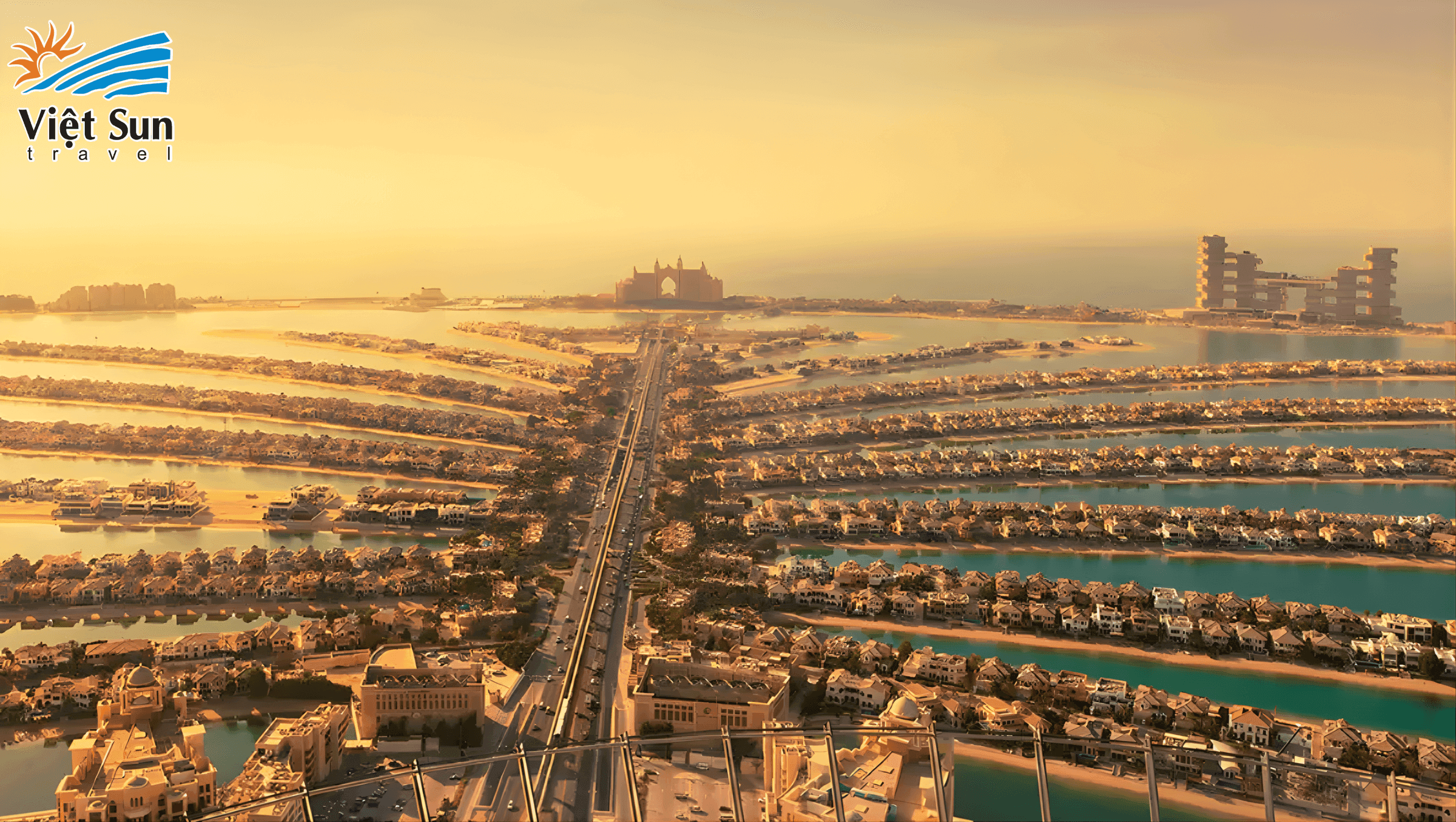 Hoàng hôn tại Đảo cọ Palm (Nguồn ảnh_ sưu tầm) Viet Sun Travel