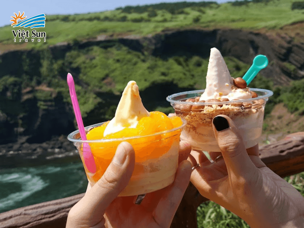 Kem quýt Hallabong – Món mát lạnh lạ miệng từ đặc sản Jeju