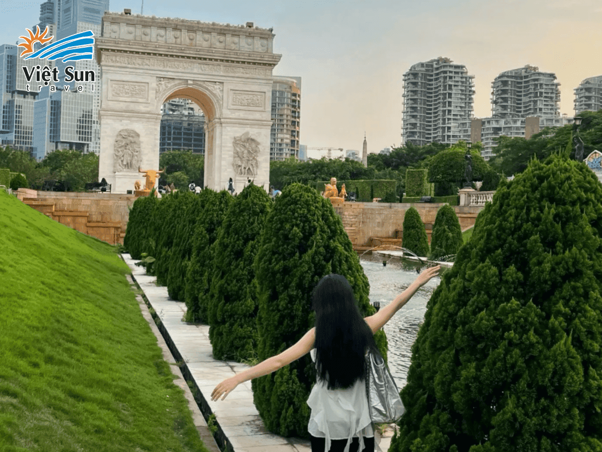 Khải Hoàn Môn – biểu tượng lịch sử nước Pháp giữa không gian thu nhỏ tại Thẩm Quyến