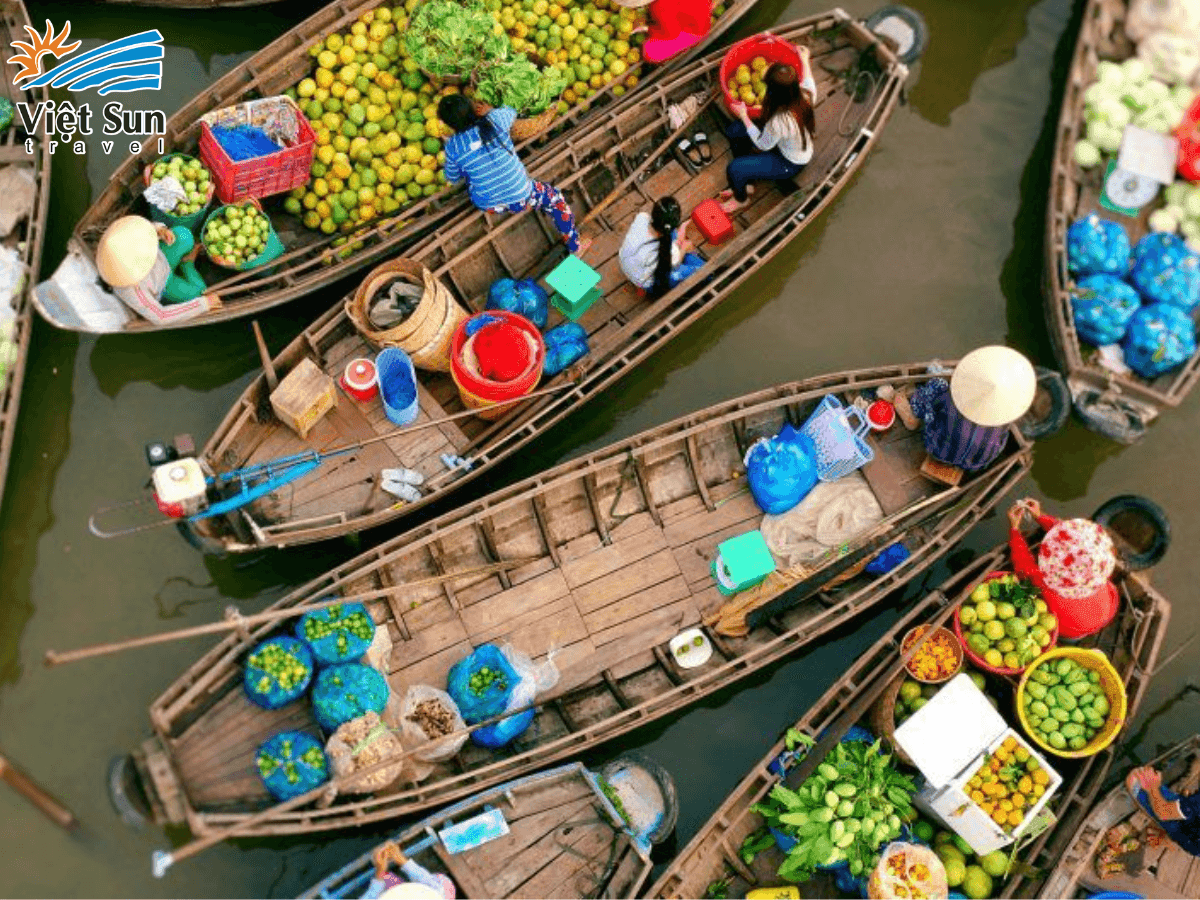 Khám phá chợ nổi Miền Tây, nét văn hóa sông nước nổi bật