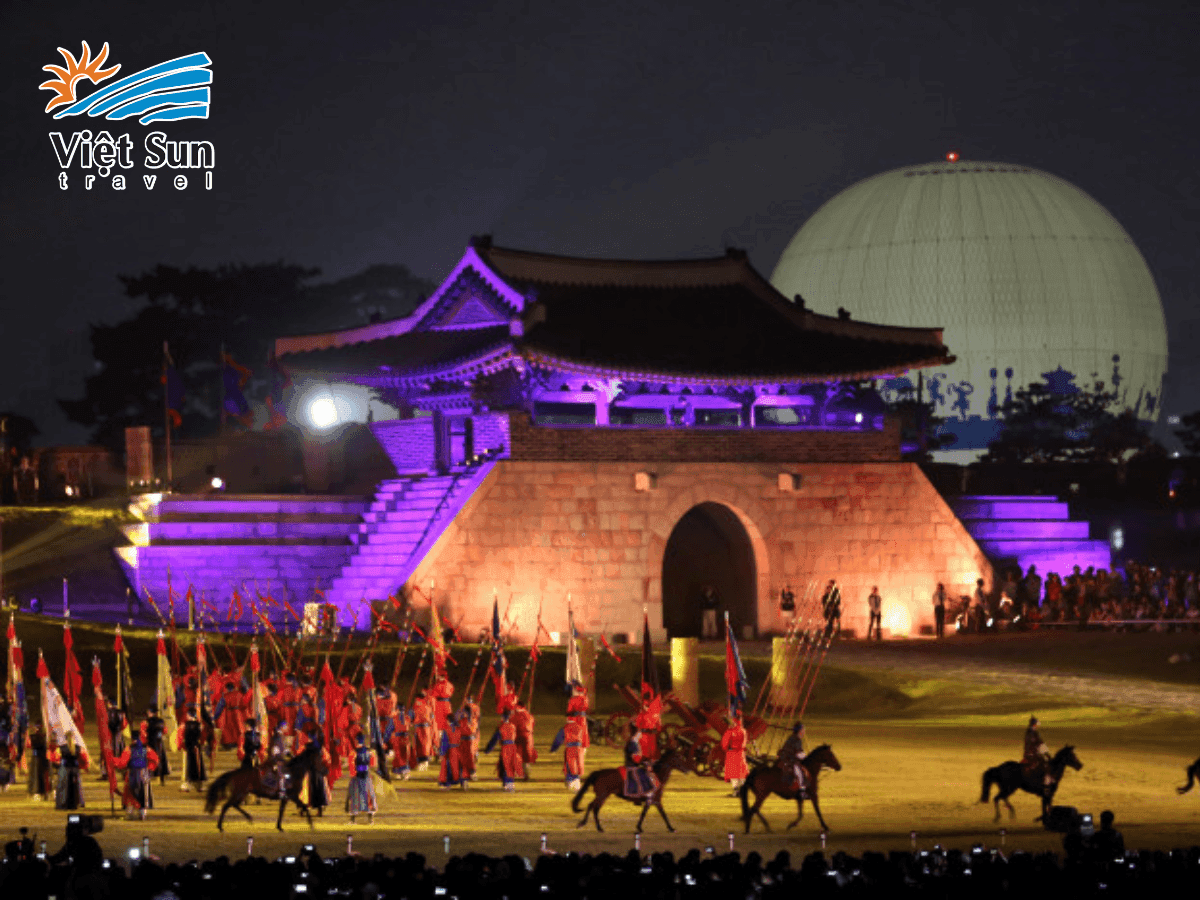 Khám phá lịch trình lễ hội và các hoạt động đặc sắc tại thành cổ Hwaseong