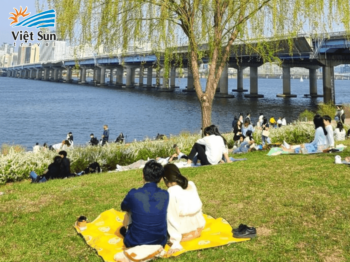Khí hậu Hàn Quốc tháng 7 ấm áp, thích hợp cho du lịch biển và lễ hội mùa hè