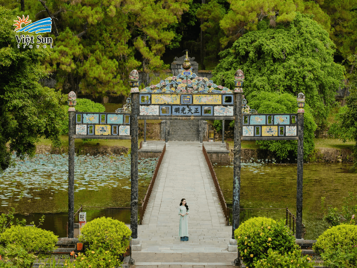 Lăng Minh Mạng mang đậm nét kiến trúc Nho Giáo