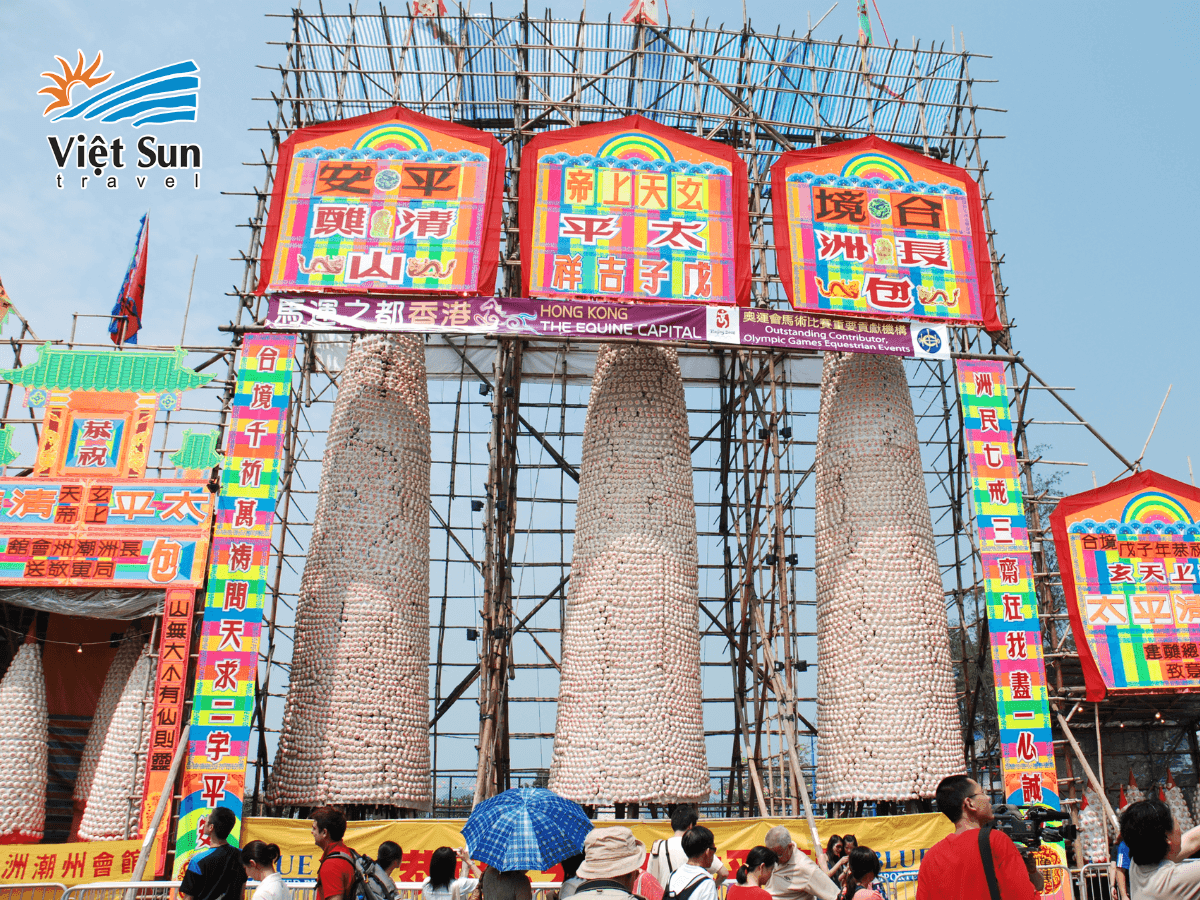 Lễ hội Bun Festival – Tháp bánh bao kỳ lạ và lễ rước sôi động trên đảo Cheung Chau