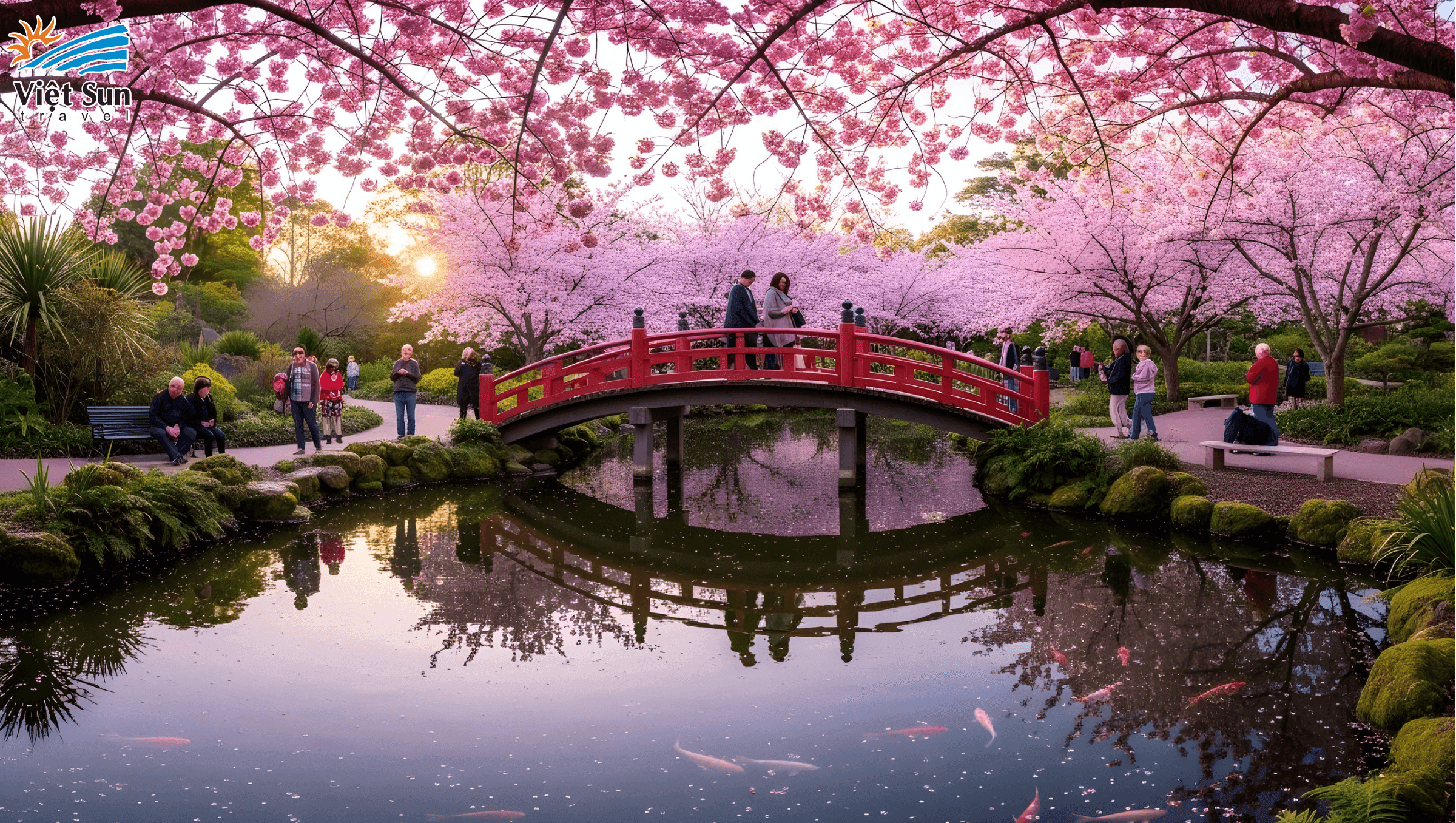 Lễ hội Cherry Blossom ở Auburn Viet Sun Travel