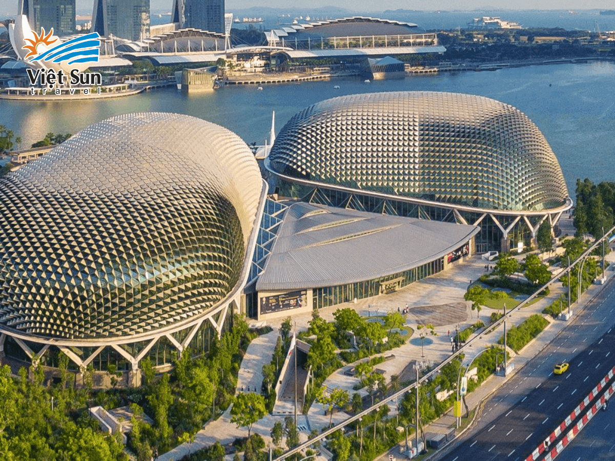 Nhà hát Esplanade - Với thiết kế độc đáo và thu hút