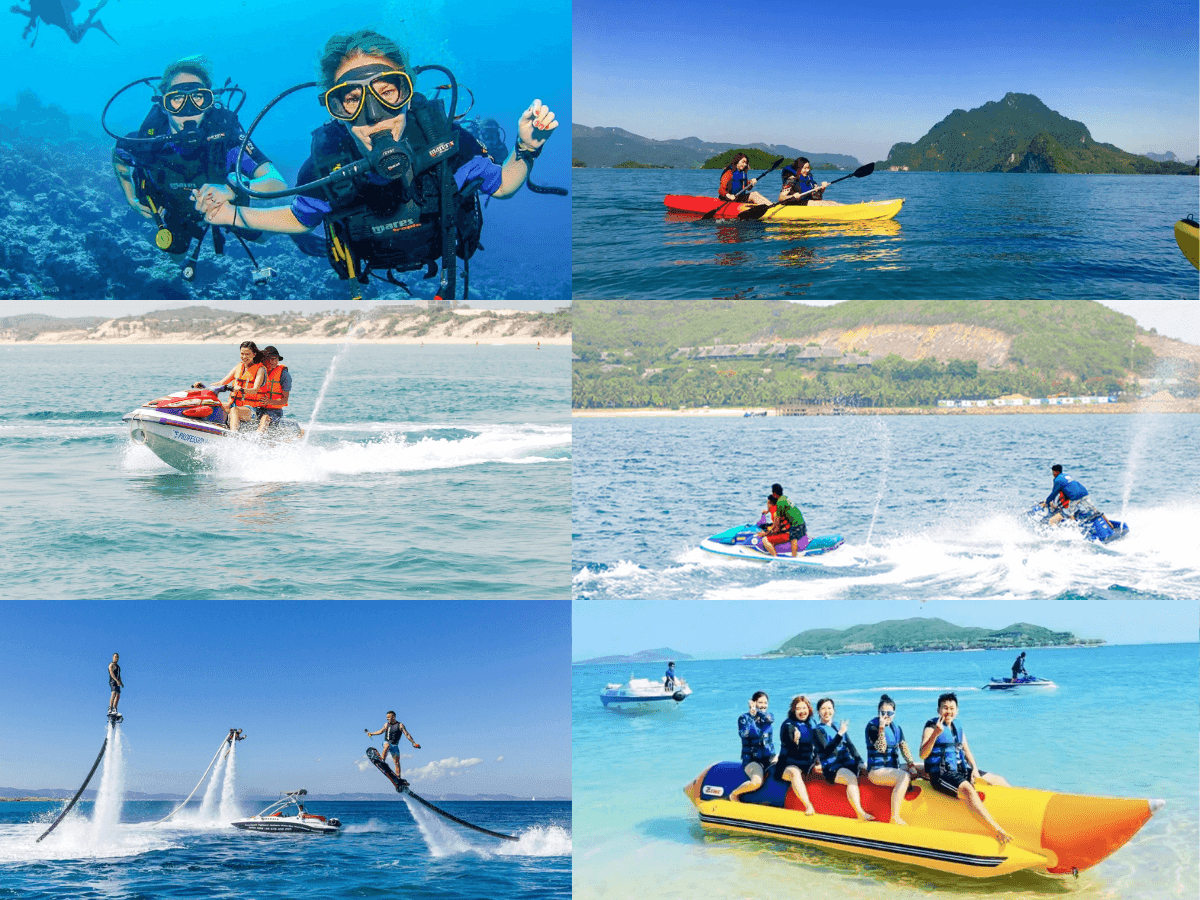 Nhiều trò chơi cảm giác mạnh trên biển Nha Trang