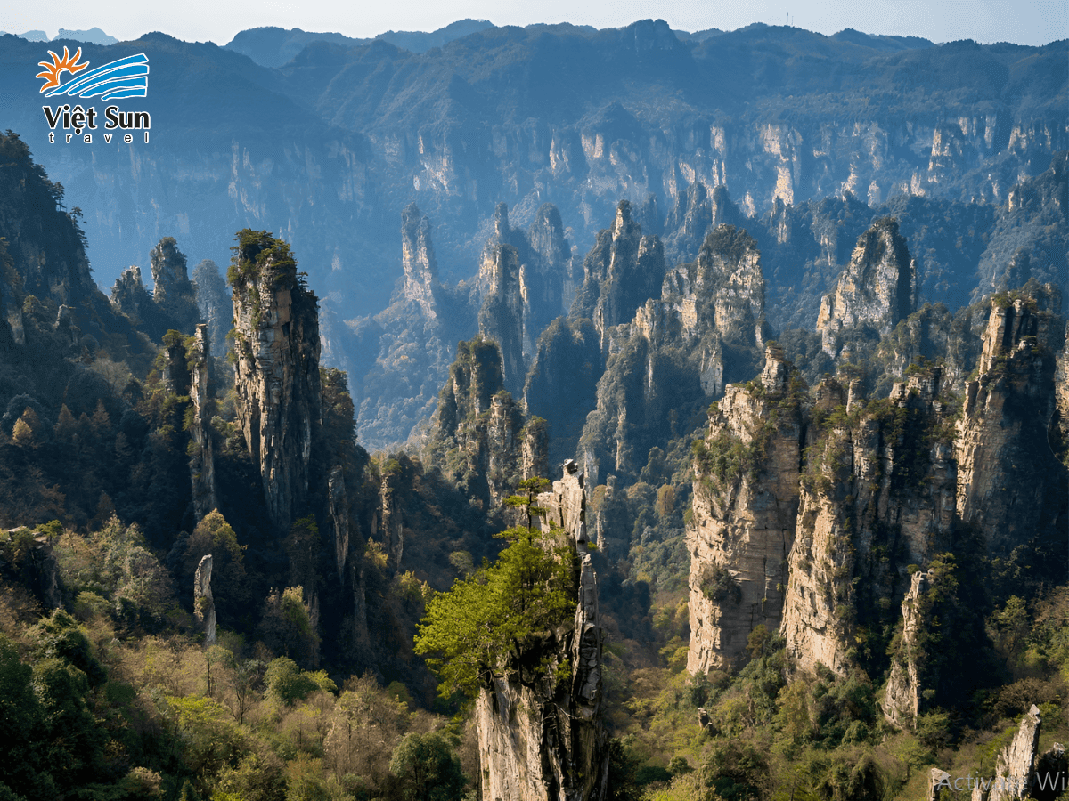 Những cột đá sa thạch độc đáo của Trương Gia Giới – kỳ quan địa chất được UNESCO công nhận là Di sản Thiên nhiên Thế giới