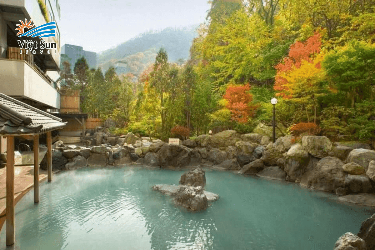 Noboribetsu Onsen – trải nghiệm onsen giữa thiên nhiên hoang dã