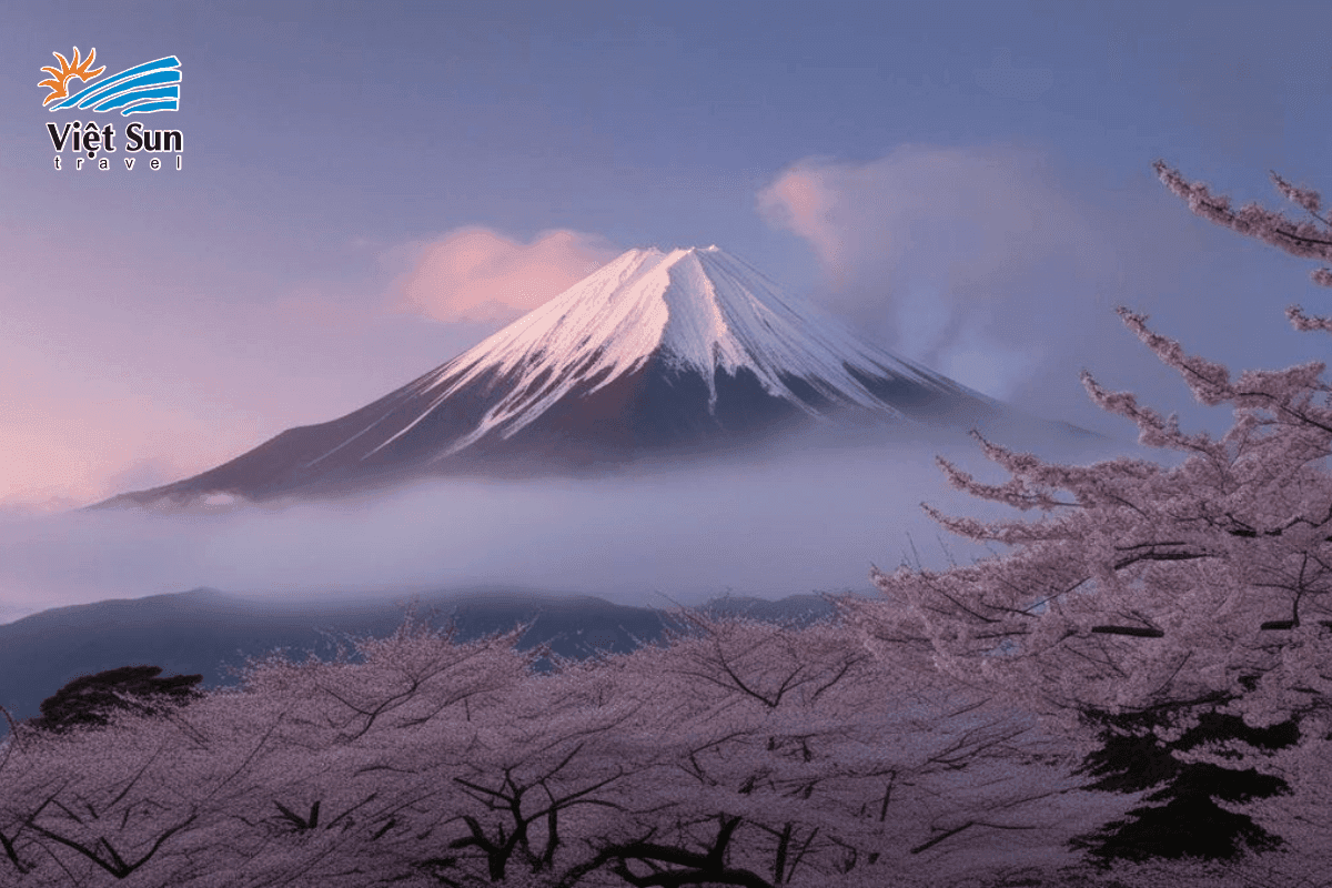 Núi Phú Sĩ – Biểu tượng thiêng liêng của Nhật Bản.