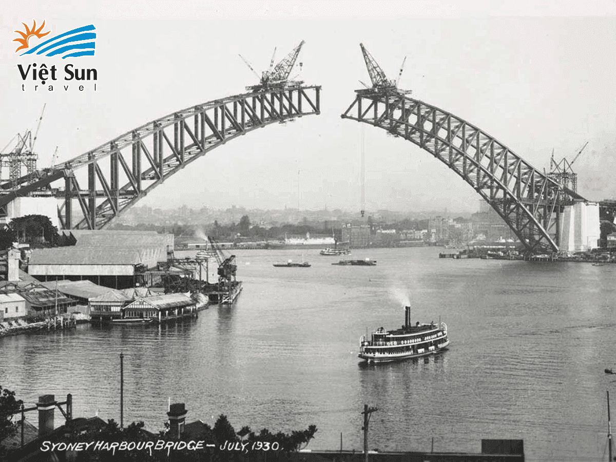 Quá trình xây dựng Cầu Cảng Sydney