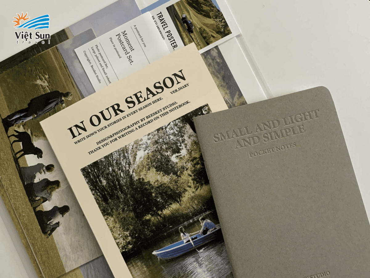 Quầy bán sổ tay trang trí phong cách Hàn được giới trẻ yêu thích