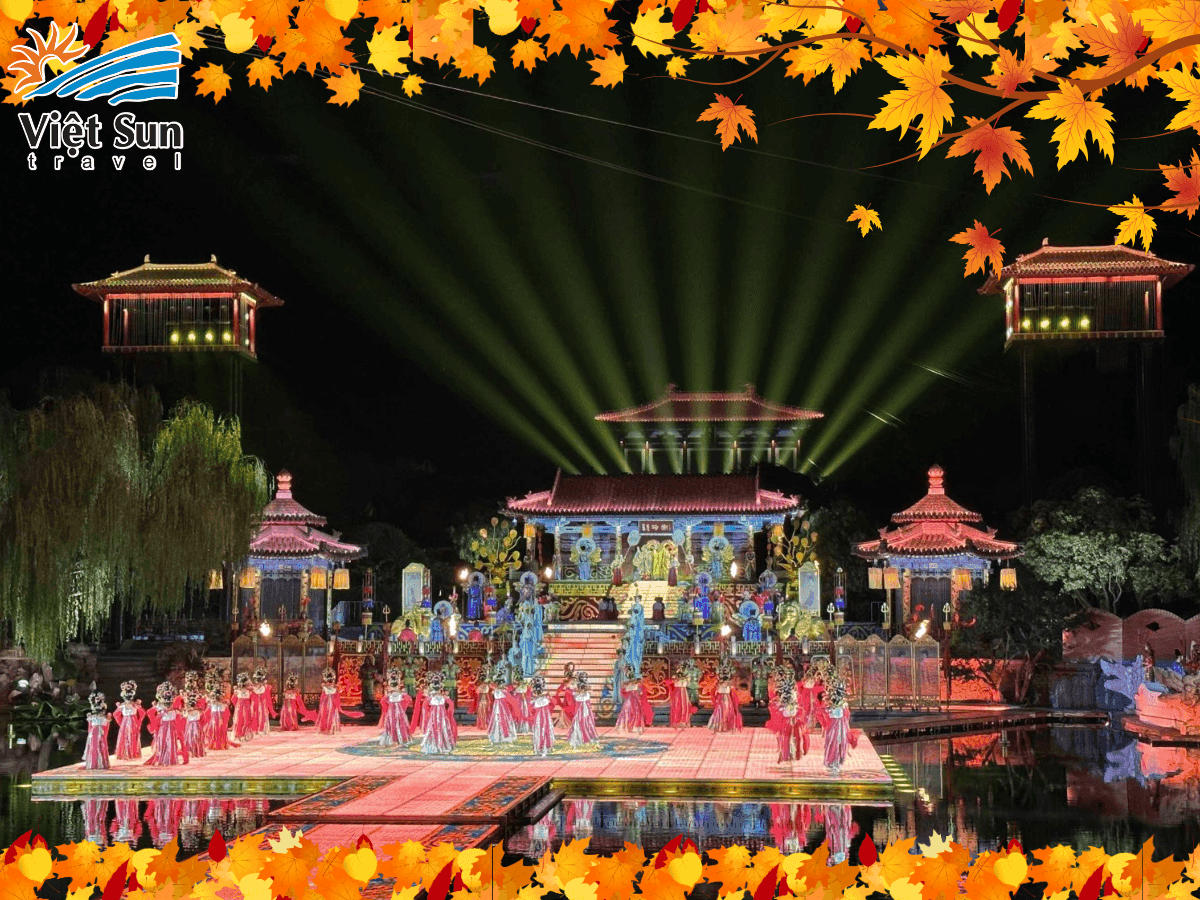 Show diễn Thiên Cổ Tình - công viên Tống Thành