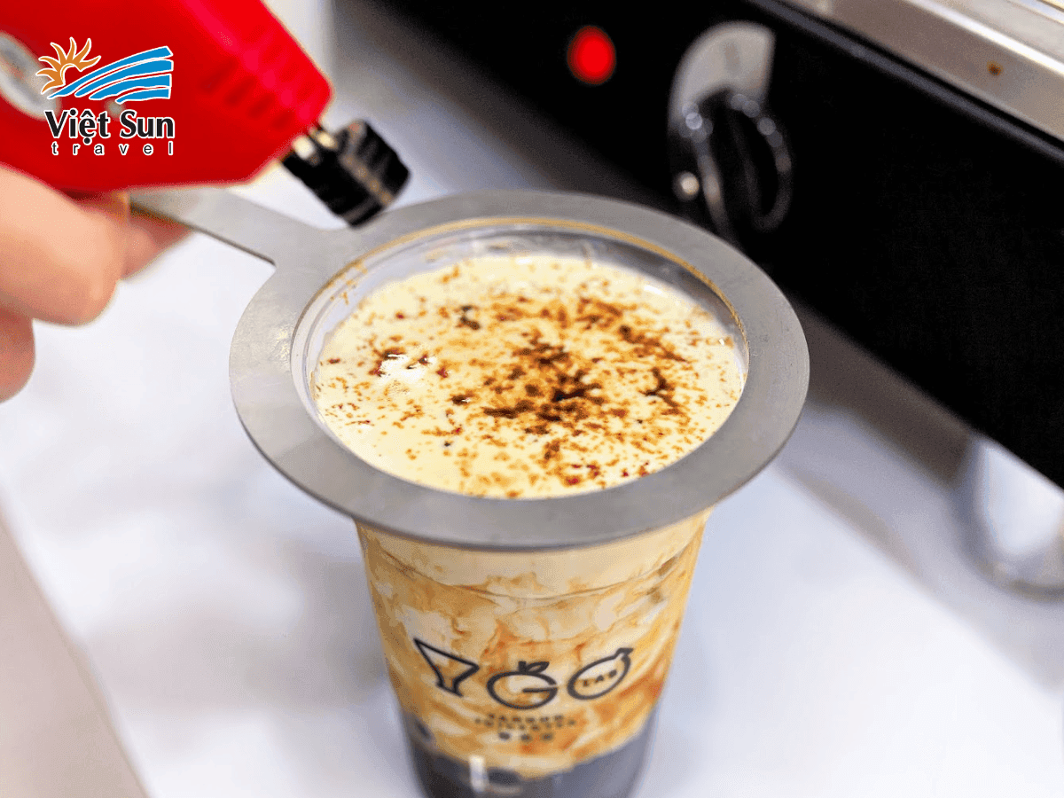 Sữa tươi trân châu nướng, hương vị mới lạ gây nghiện