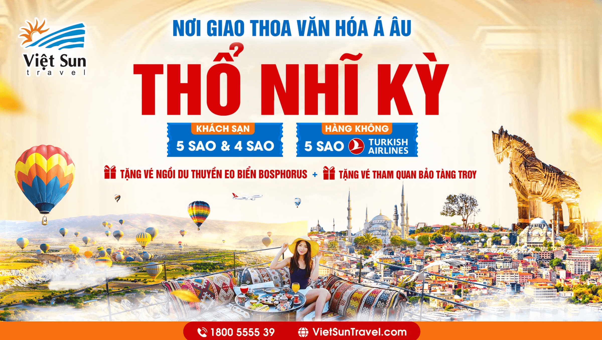 THỔ NHĨ KỲ tour hè viet sun