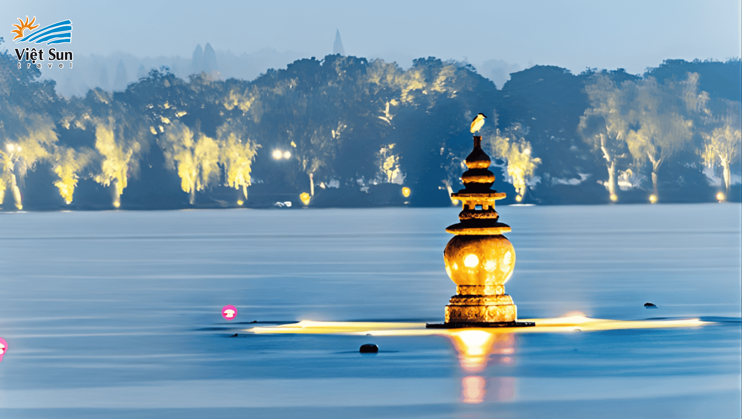 Tam Đàn Ấn Nguyệt về đêm