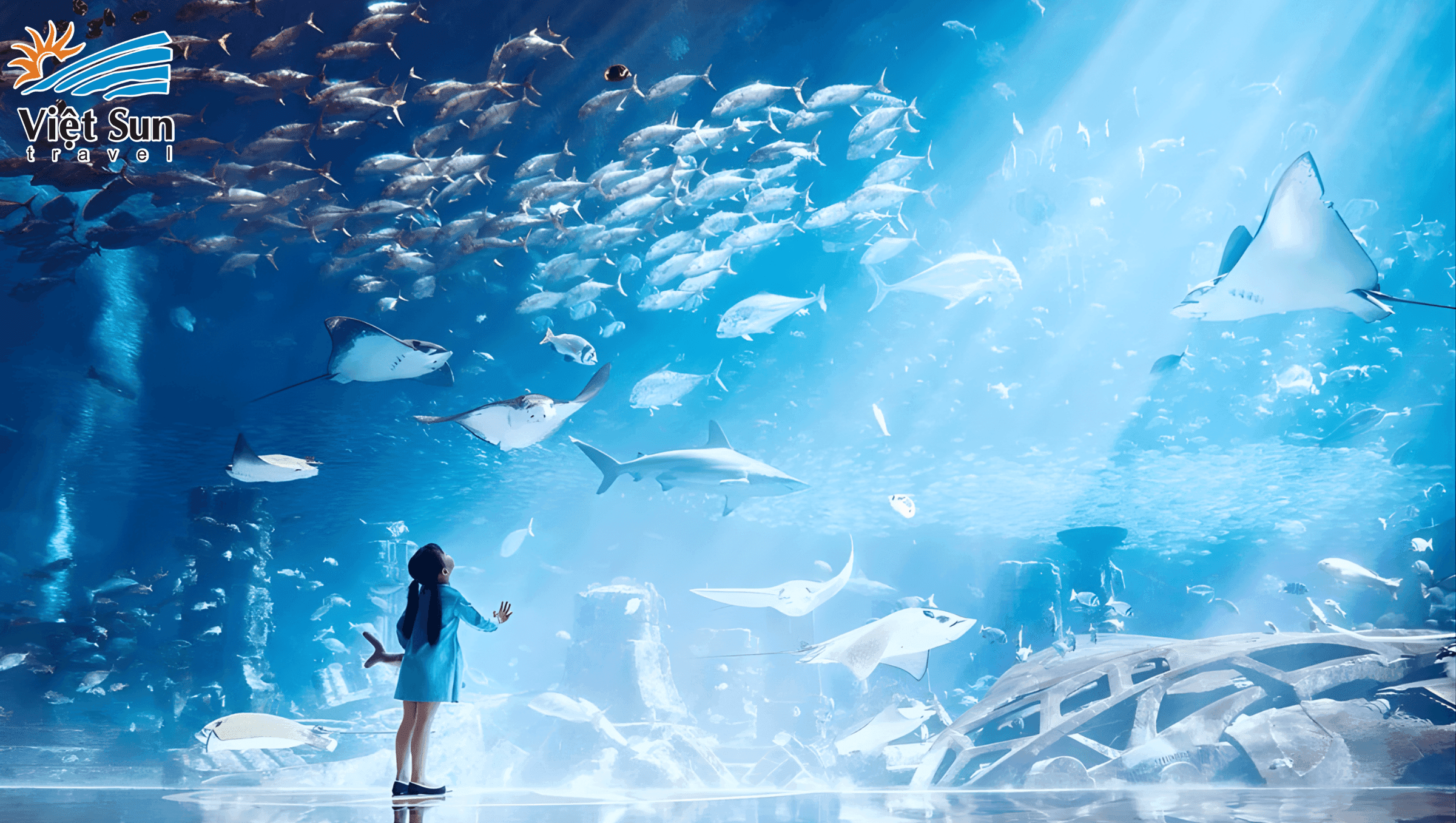 The Lost Chambers Aquarium at Aquaventure World (Nguồn ảnh_ sưu tầm) Viet Sun Travel