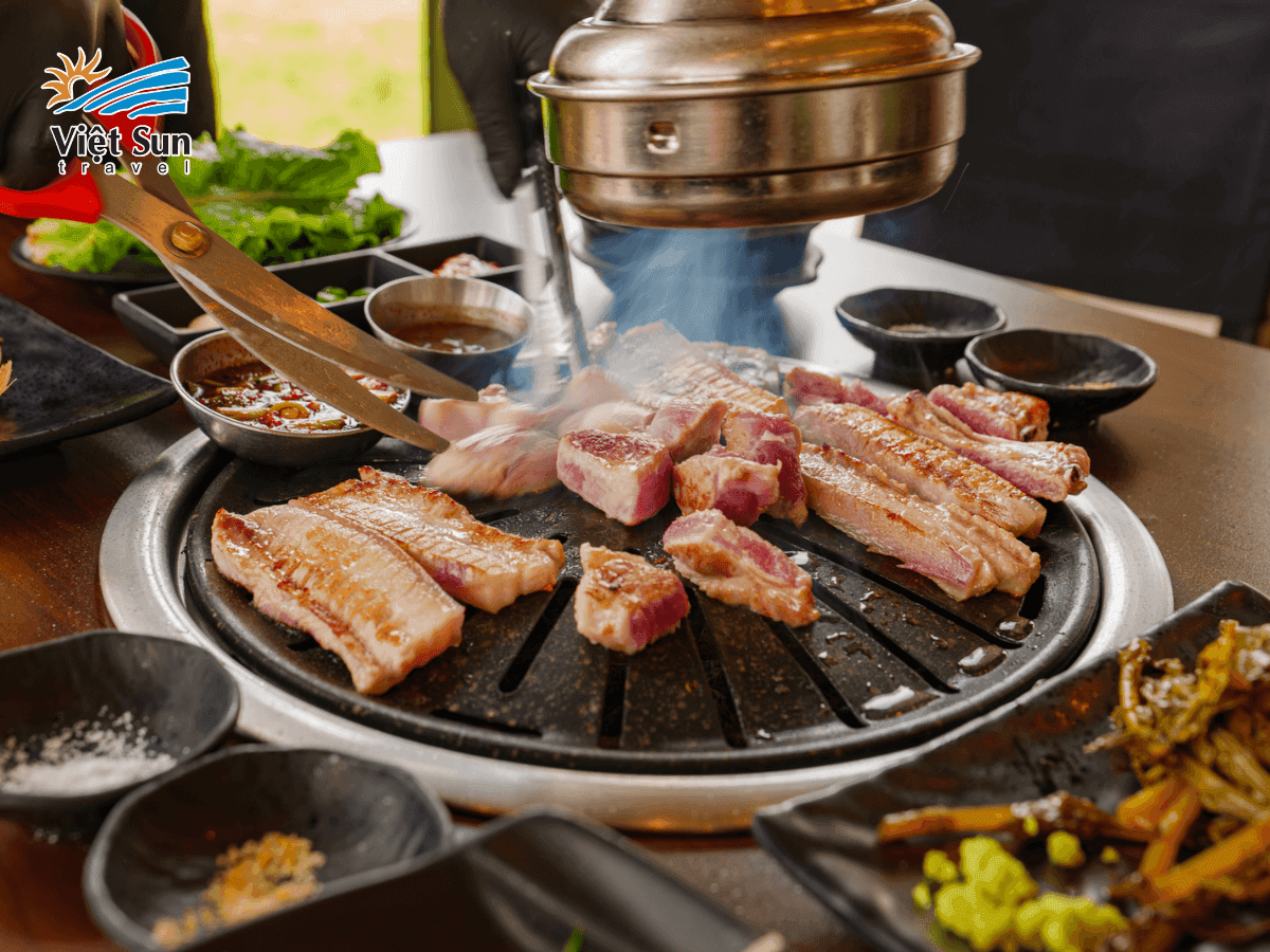 Thịt heo đen Jeju nướng than – Tinh hoa ẩm thực xứ đảo Jeju