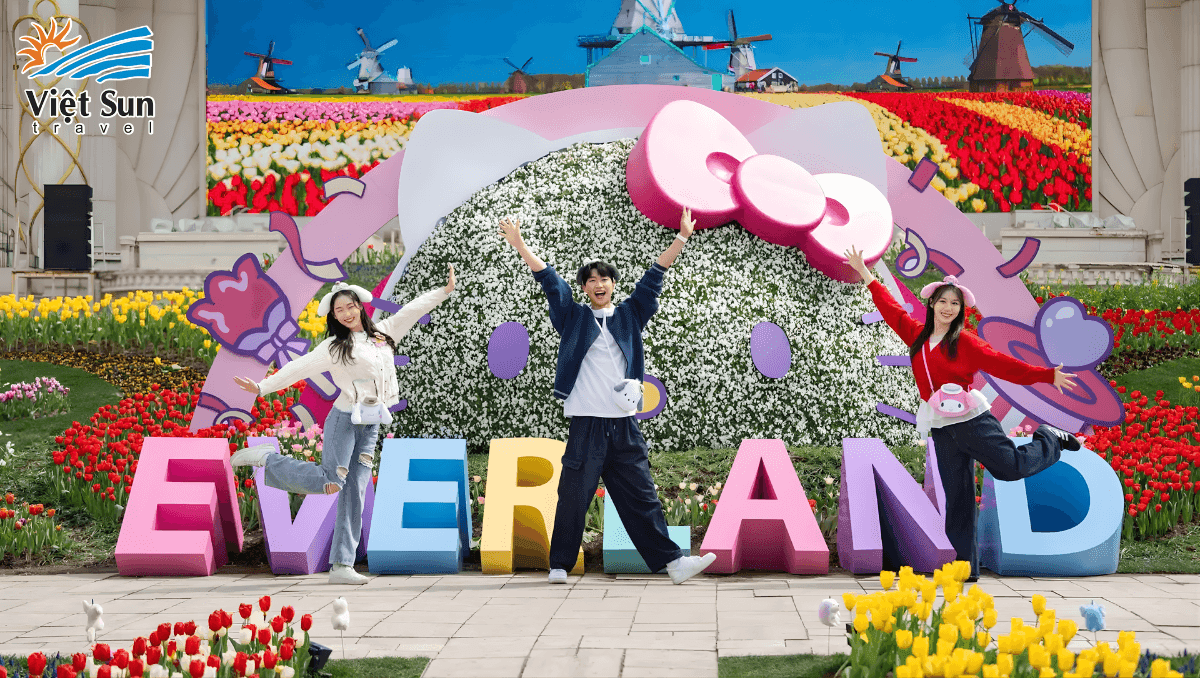 Thoả thích vui chơi tại Công viên giải trí Everland