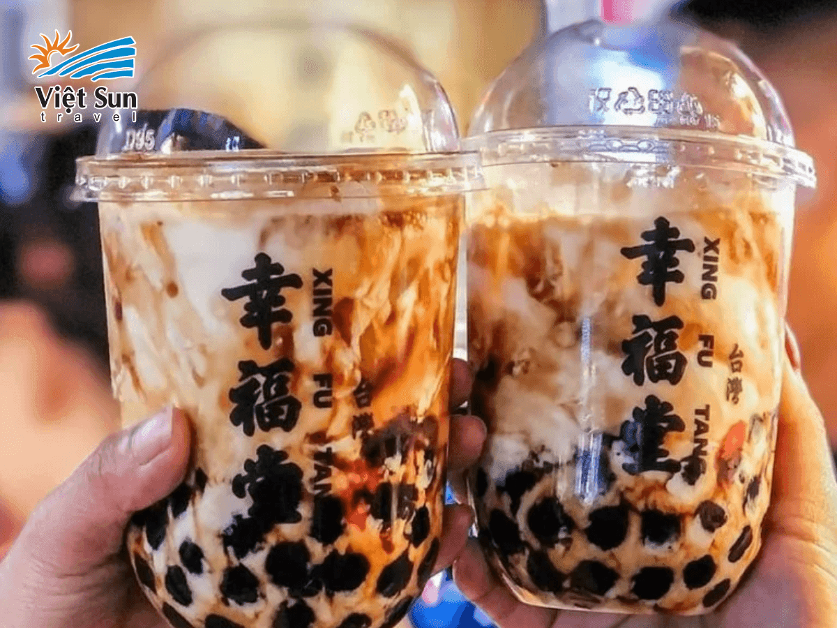 Thưởng thức trà sữa trân châu khi du lịch đến Đài Loan