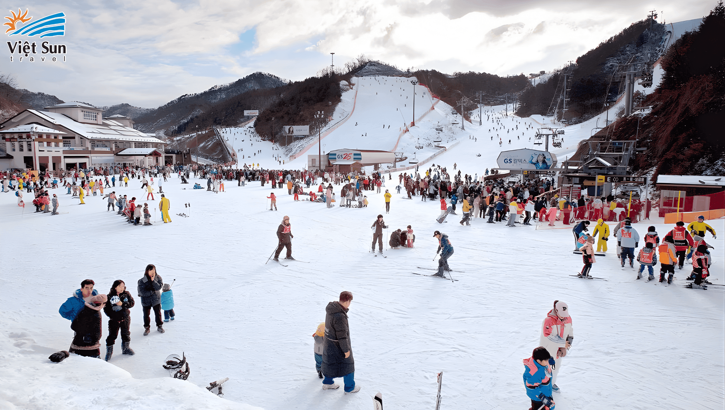 Toàn cảnh Khu trượt tuyết Elysian - Viet Sun Travel