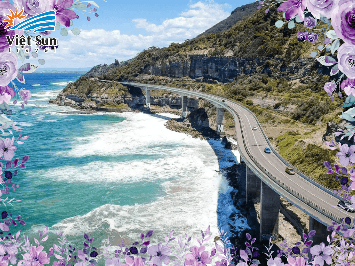 Tour Úc check in Sea Cliff Bridge