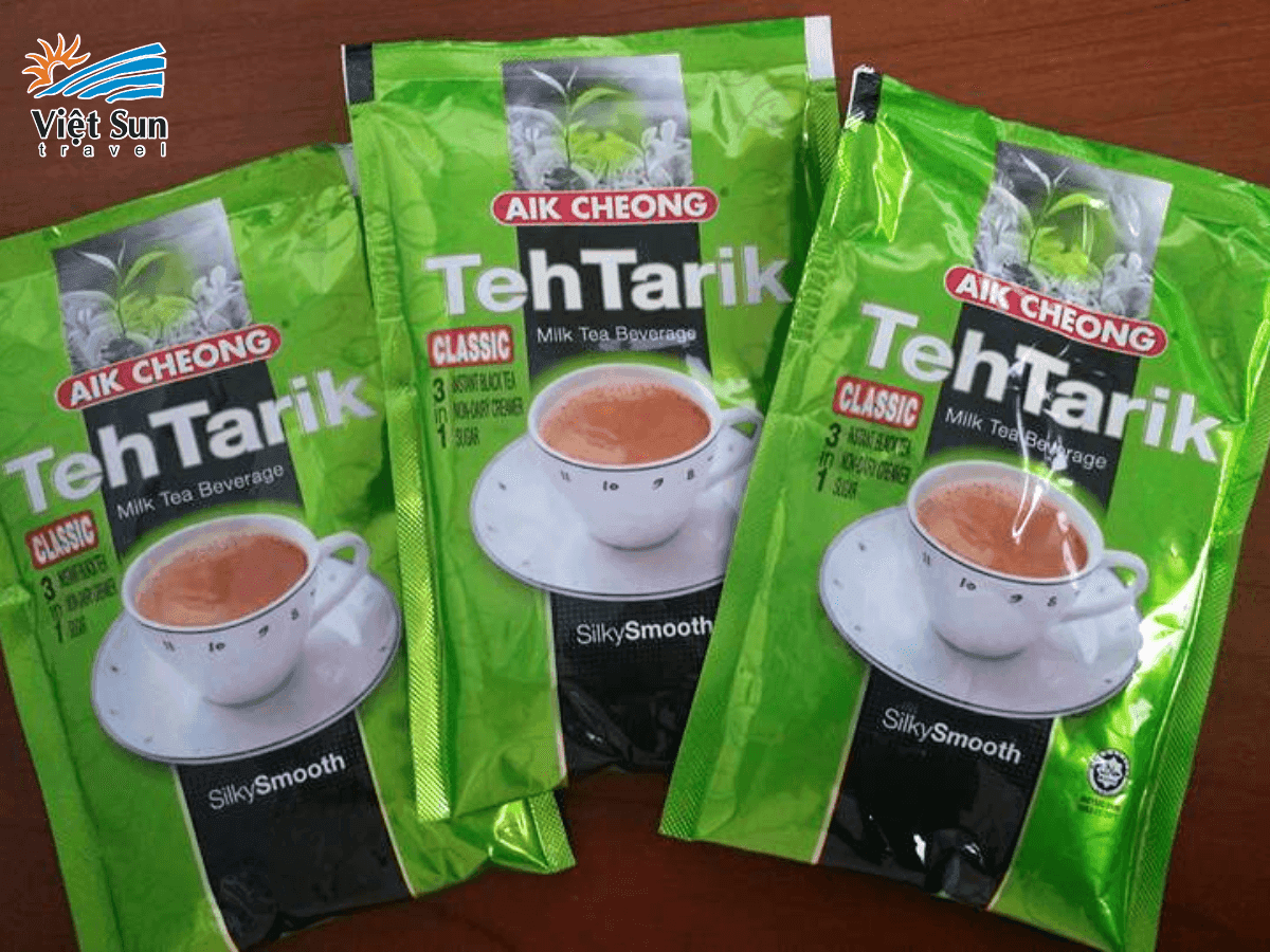 Trà Teh Tarik nổi tiếng được du khách yêu thích và sử dụng làm quà
