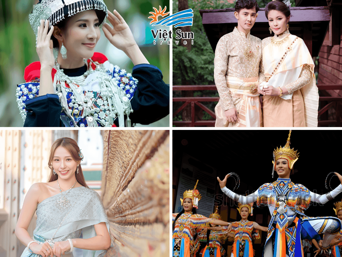 Trang phục truyền thống Thái Lan các vùng miền với màu sắc và phong cách đặc trưng