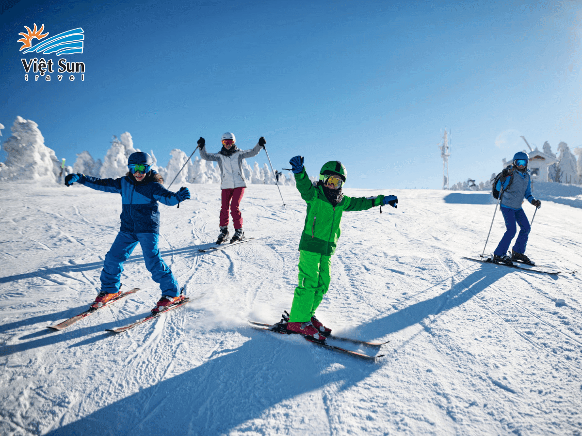 Trượt tuyết vào mùa đông là hoạt động không thể bỏ qua khi đến Hàn Quốc
