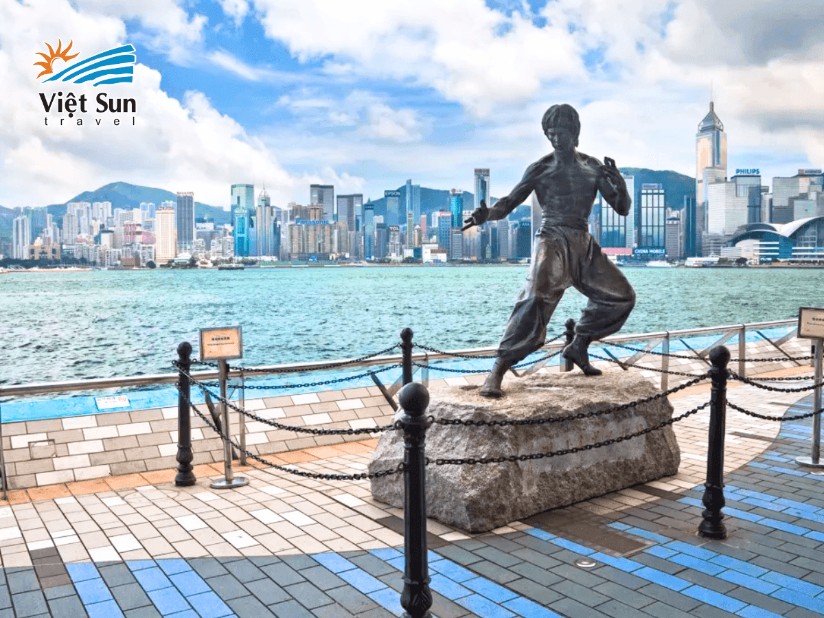 Tượng Lý Tiểu Long – Biểu tượng võ thuật trên Đại Lộ Ngôi Sao