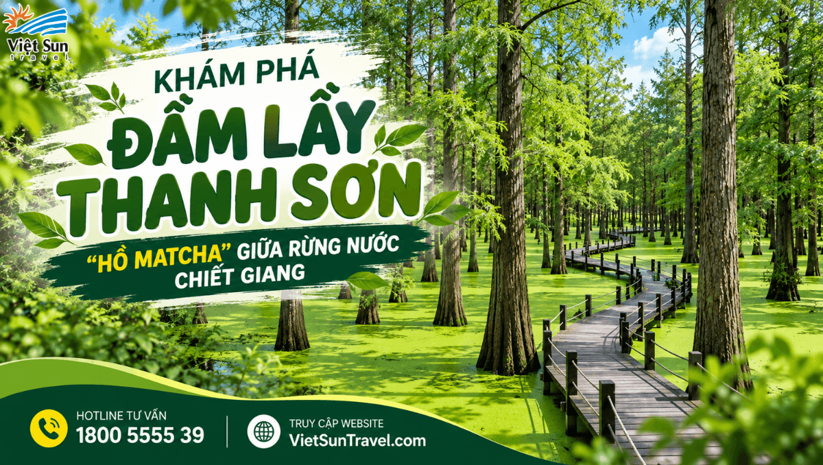 VÌ SAO ĐẦM LẦY THANH SƠN HÀNG CHÂU ĐƯỢC YÊU THÍCH_ KHÁM PHÁ “HỒ MATCHA” GIỮA RỪNG NƯỚC CHIẾT GIANG